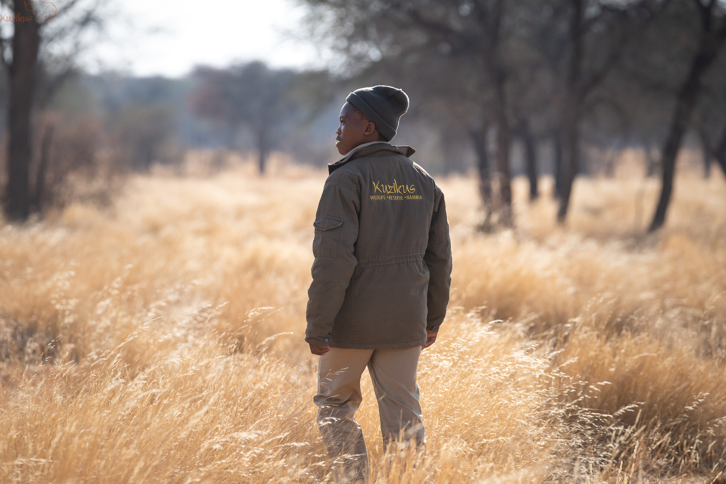 Khwe tracker Toi on the Rhino Trail