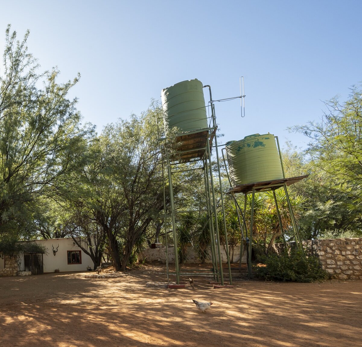 Wasseraufbereitung G&auml;stefarm Kuzikus Wildlife Reserve Kalahari Namibia
