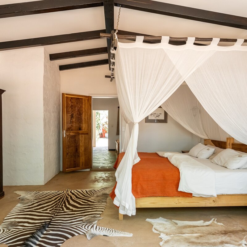 Zimmer G&auml;stefarm Kuzikus Kalahari Namibia