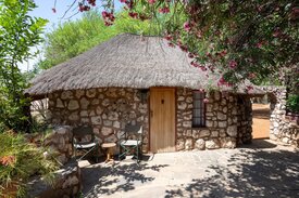 Veranda G&auml;stefarmzimmer Kuzikus Kalhari Namibia