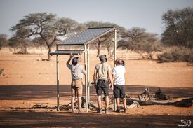 Solarenergie Feldfroschung Research Center Kuzikus Kalahari Namibia